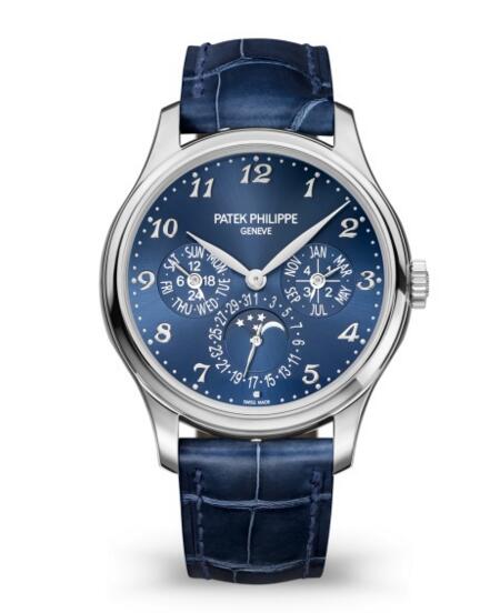 Cheap Patek Philippe Grand Complications Blue Dial Perpetual Calendar 5327G-001 watch